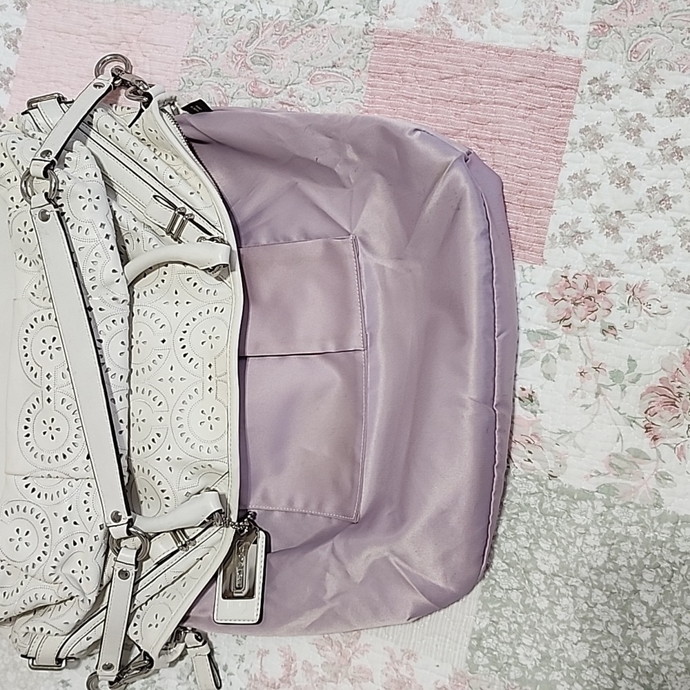 Coach Madison Laser Cut Sophia Satchel - Picture 7 of 10